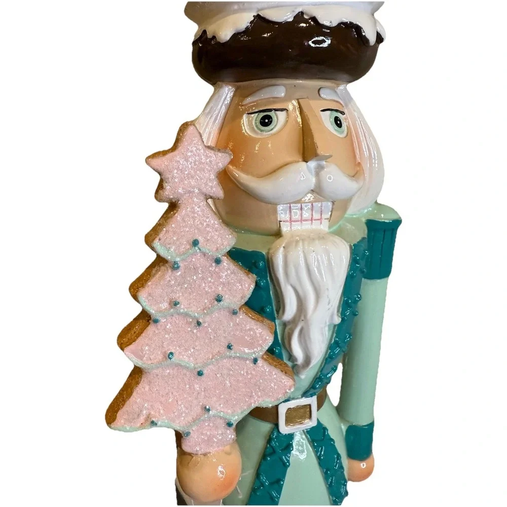 MARTHA STEWART Nutcracker With‎ Doughnut & Hot Cocoa NWT 2025 Christmas Holiday